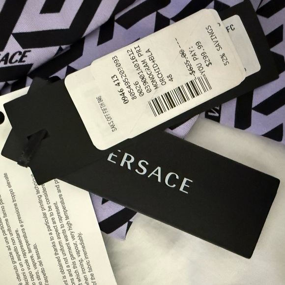 Versace Monogram Print Leggings - Picture 5 of 8